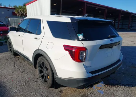 2021 Ford Explorer St из США, поврежденный, VIN 1FM5K8GC2MGB63000